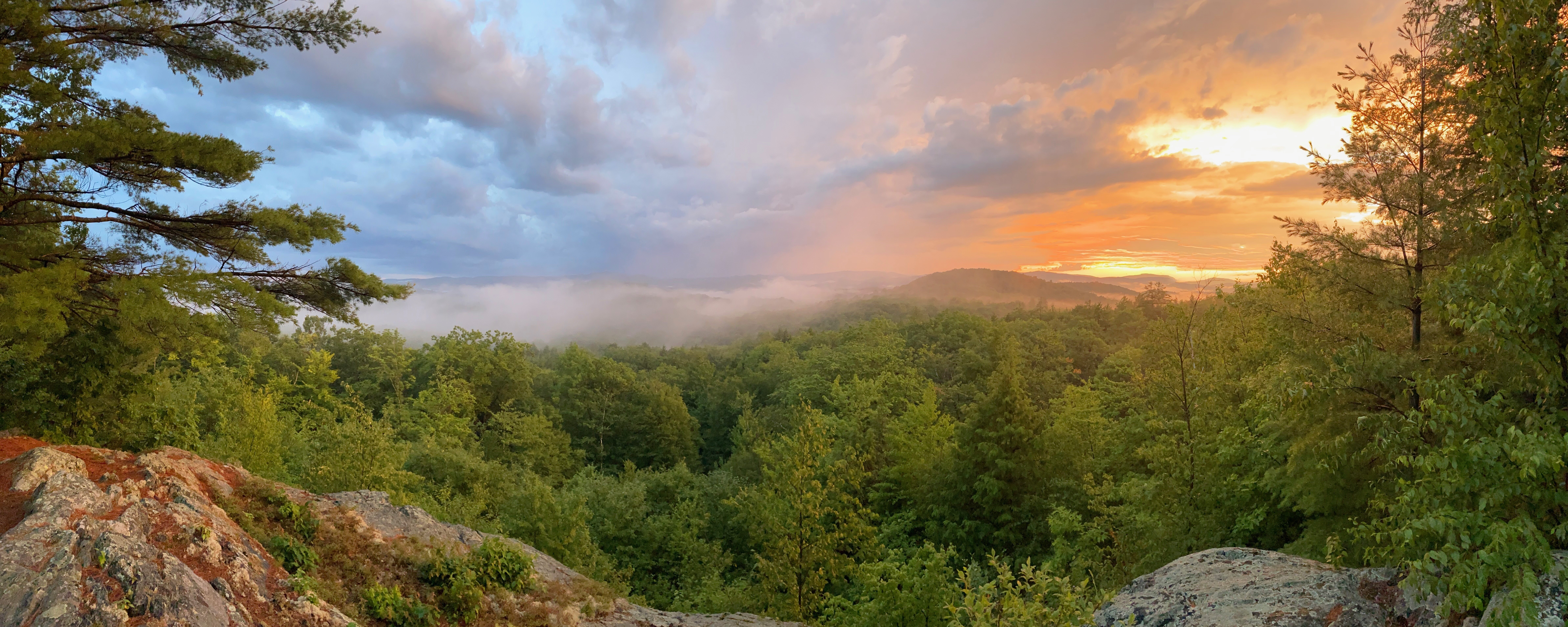 sunrise mountain view